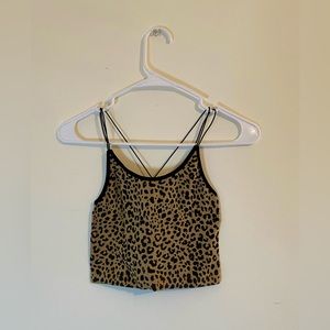 Cheetah tank top